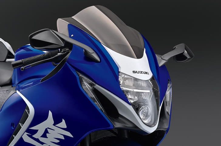 Suzuki Hayabusa Special Edition headlight shot